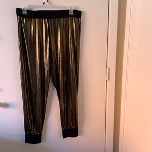 Metallic Gold tights